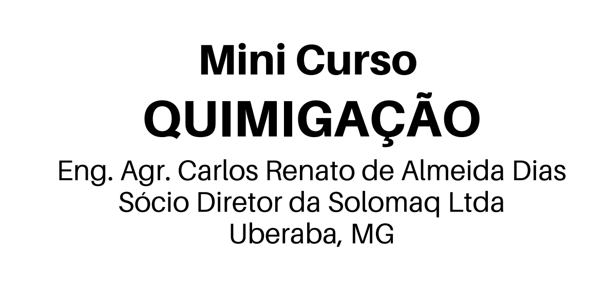 Mini Curso QUIMIGAÇÃO